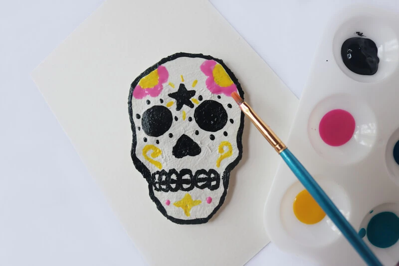 Día de los Muertos Sugar Skull Magnet 11